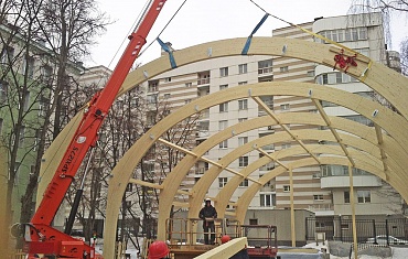 Монтаж деревянных конструкций