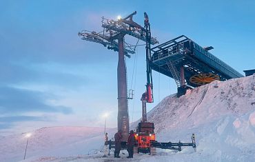 Работы мини-крана Арлифт JF545